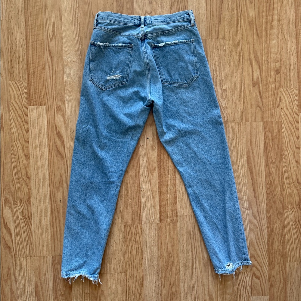 Agolde Light Blue Denim Jeans - Picture 4 of 4